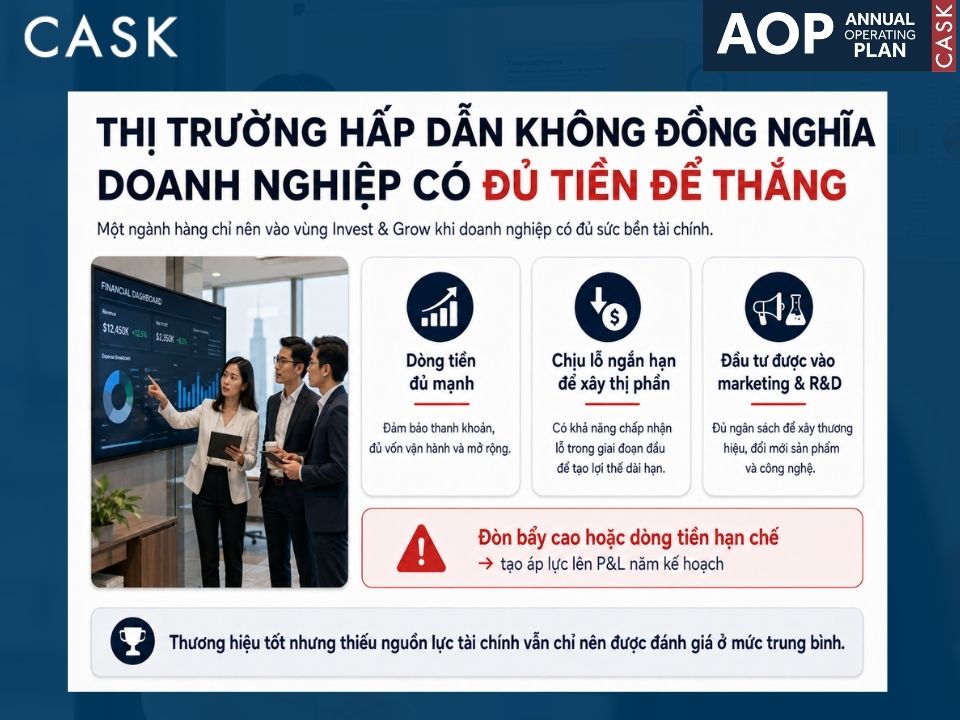 năng lực tài chính và khả năng đầu tư