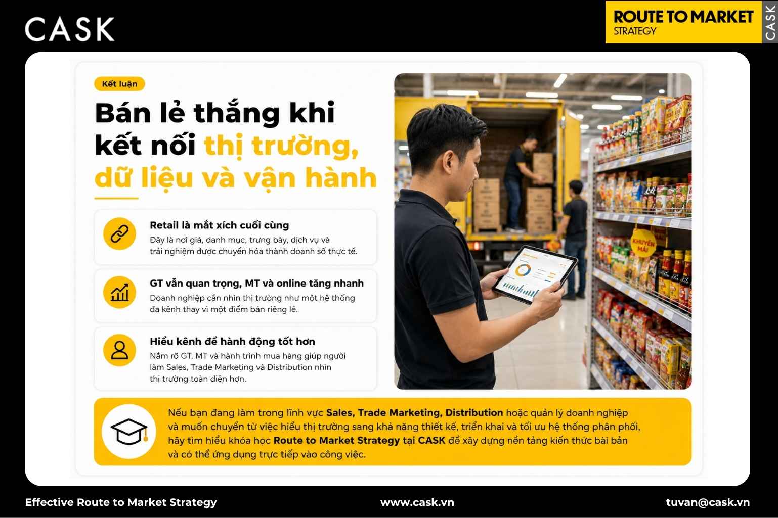 ba ý kết luận về bán lẻ đa kênh