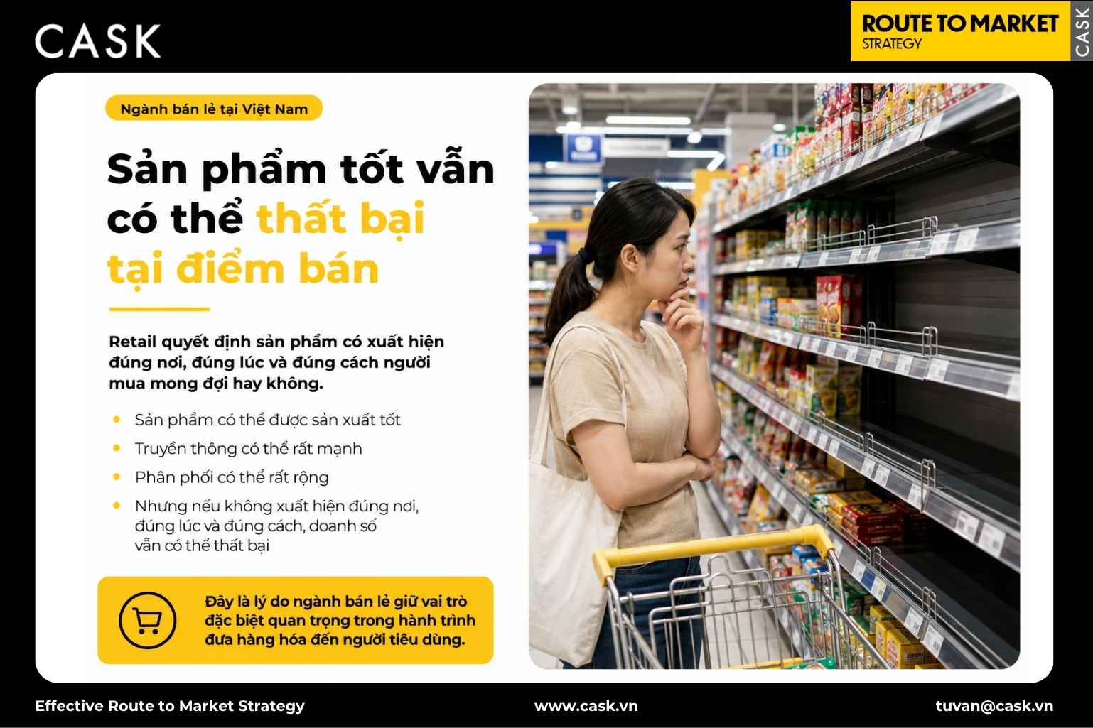 giải thích vì sao sản phẩm tốt vẫn thất bại