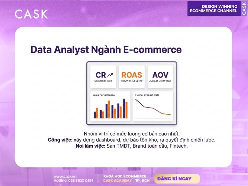 nghề data analyst ngành e-commerce