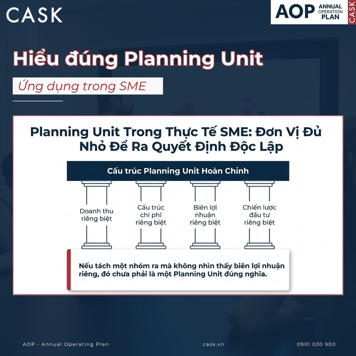 planning unit trong sme