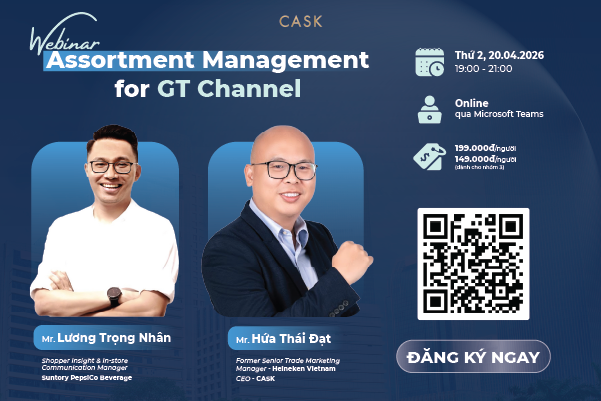WEBINAR: Assortment Management for GT Channel – Chìa Khoá Tối ƯU Tăng Trưởng Kênh GT