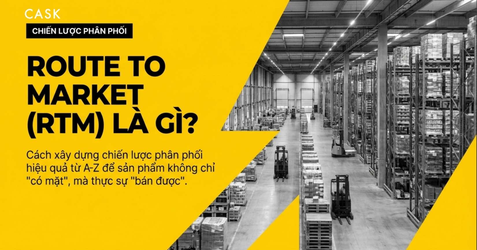 Route to Market (RTM) là gì? Tầm quan trọng, yếu tố ảnh hưởng & cách xây dựng hiệu quả