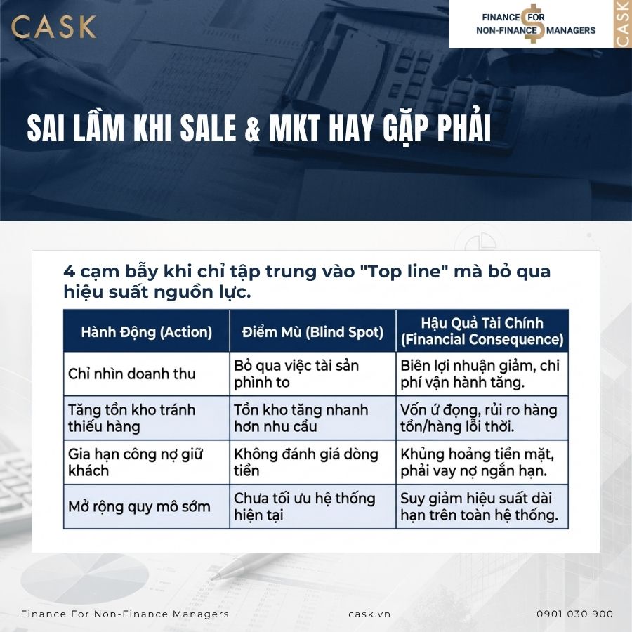 sai lầm sale và marketing hay gặp