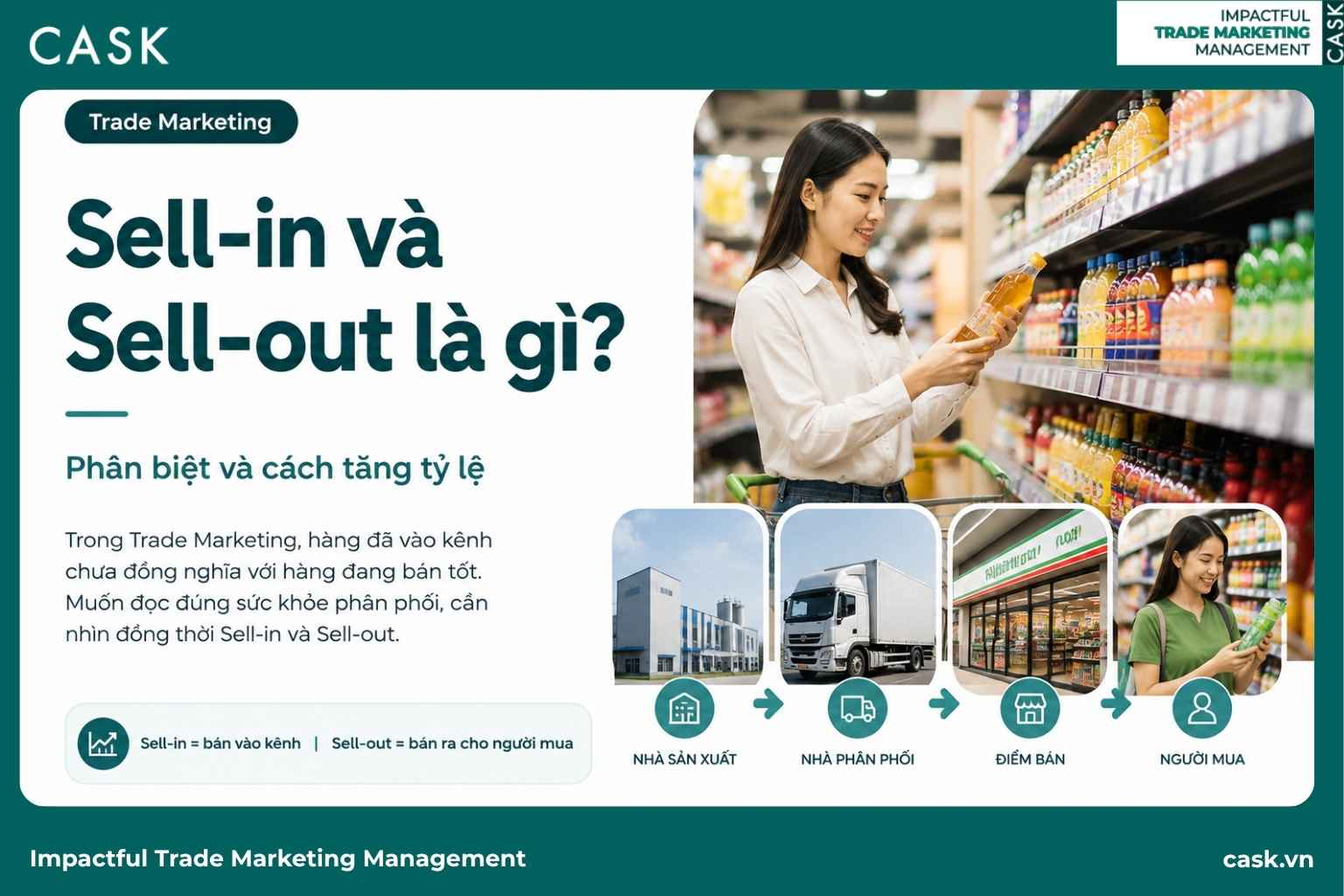 Sell in và sell out là gì