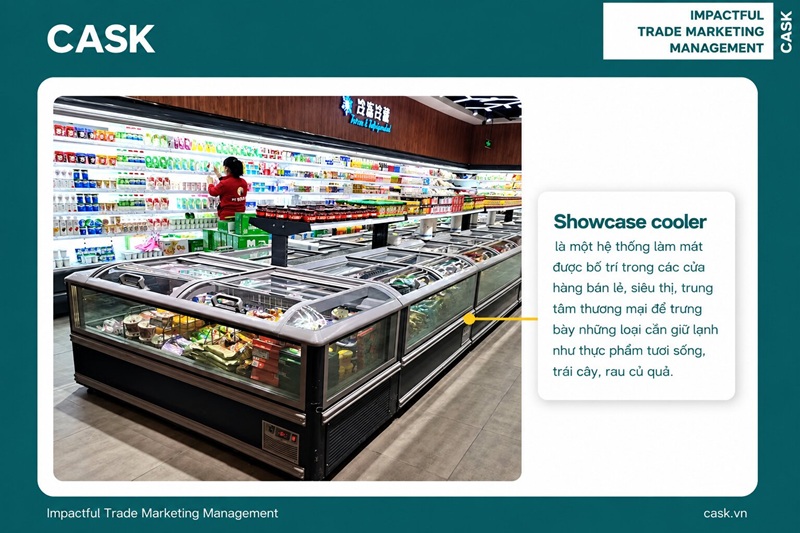 Showcase cooler trong posm