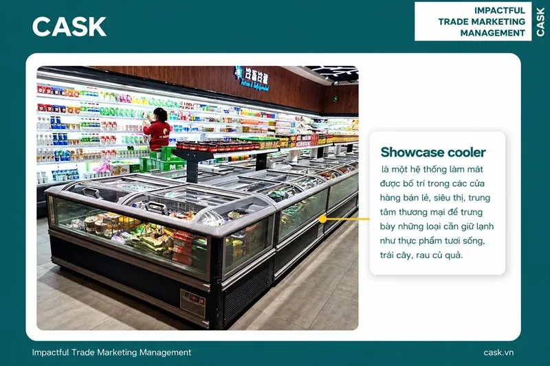 Showcase cooler trong posm