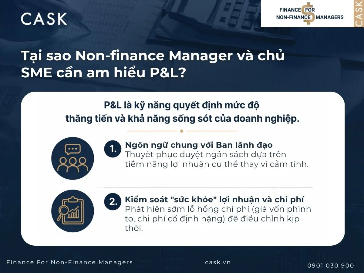 tại sao cần am hiểu p&l