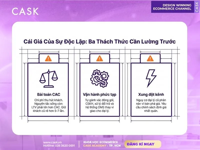 thách thức khi triển khai mô hình d2c