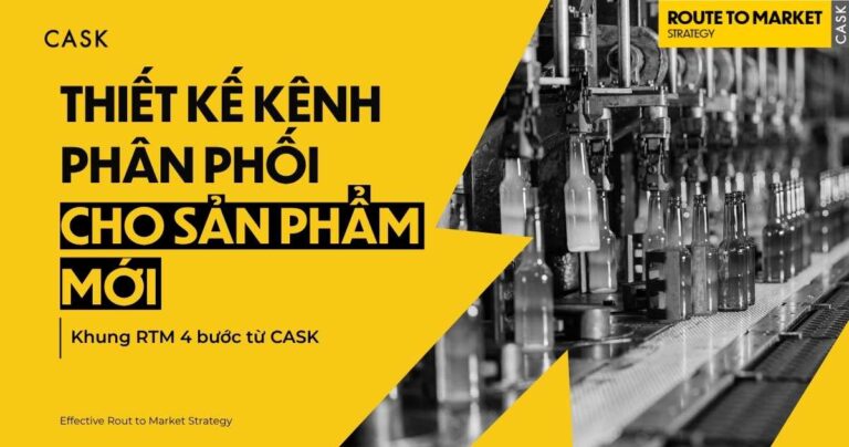 Thiết kế kênh phân phối cho sản phẩm mới: khung RTM 4 bước từ CASK