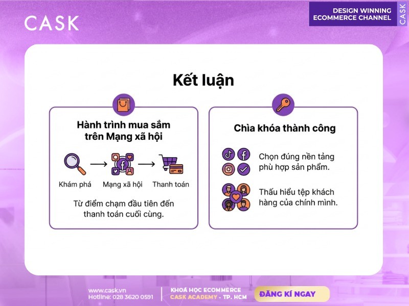 nâng tầm kỹ năng ecommerce cùng cask