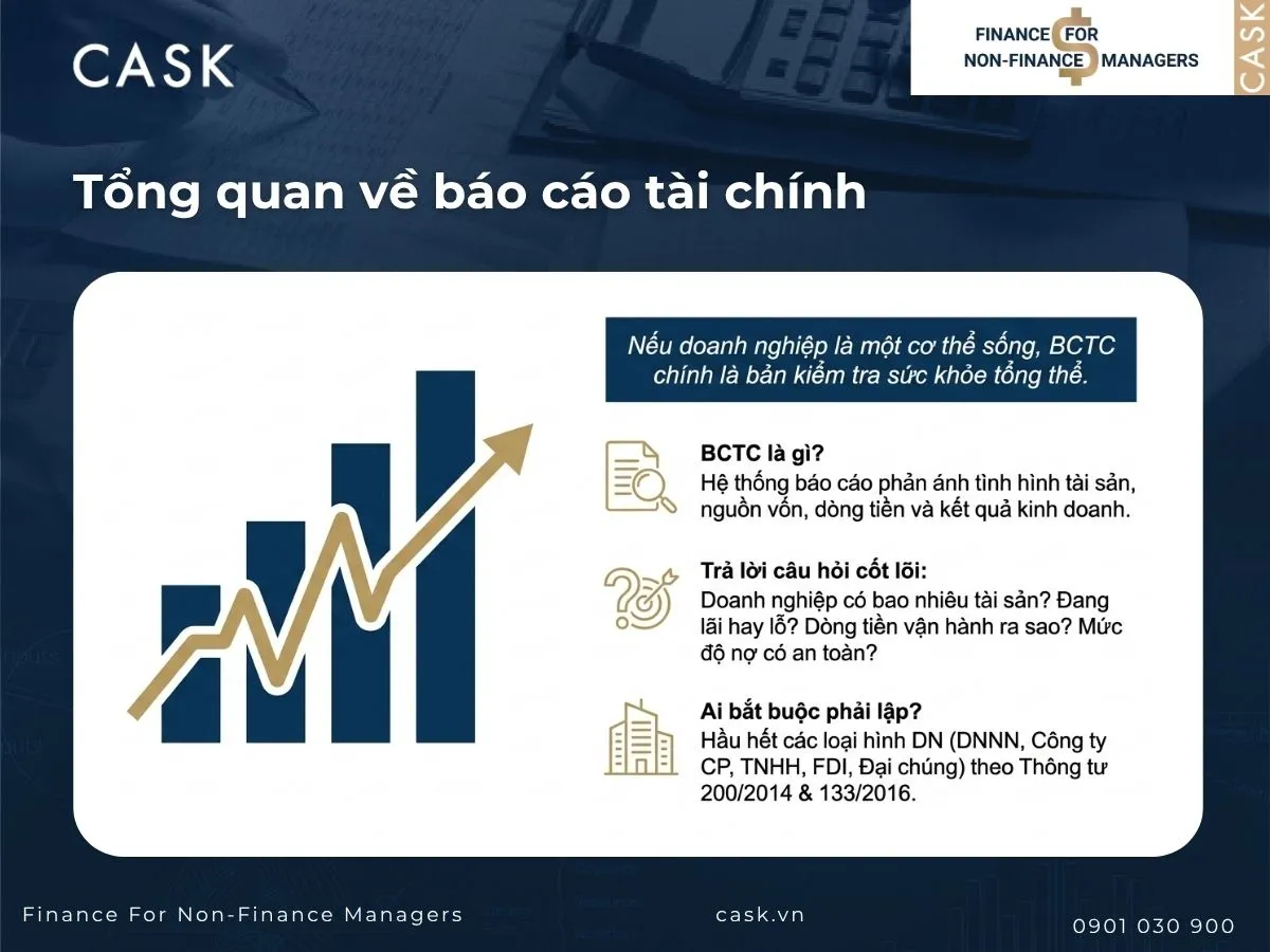 tổng quan về báo cáo tài chính