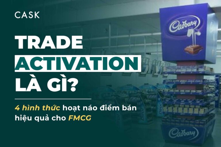 ụ trưng bày Cadbury cỡ lớn tại siêu thị minh hoạ hoạt náo điểm bán FMCG