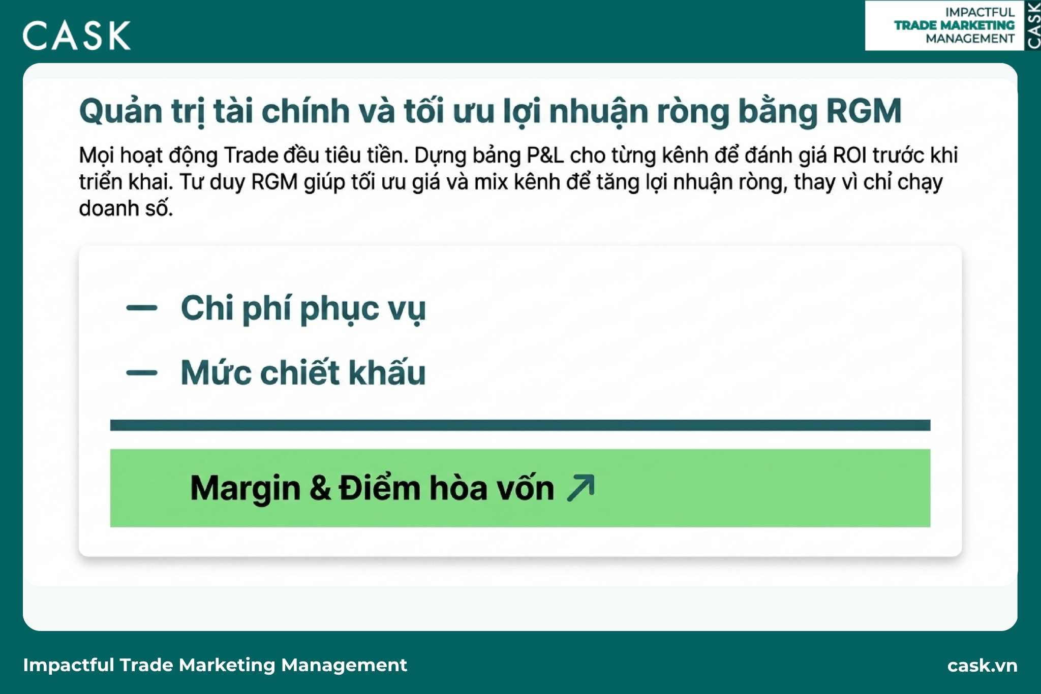 quản trị tài chính và RGM