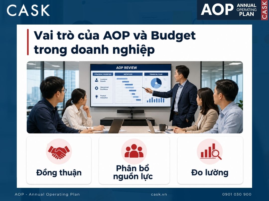 vai trò của aop và budget