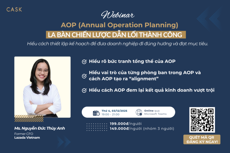 WEBINAR: AOP (Annual Operation Planning) — Là bản chiến lược dẫn lối thành công