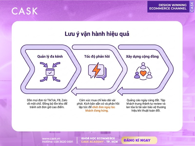 lưu ý vận hành social commerce hiệu quả
