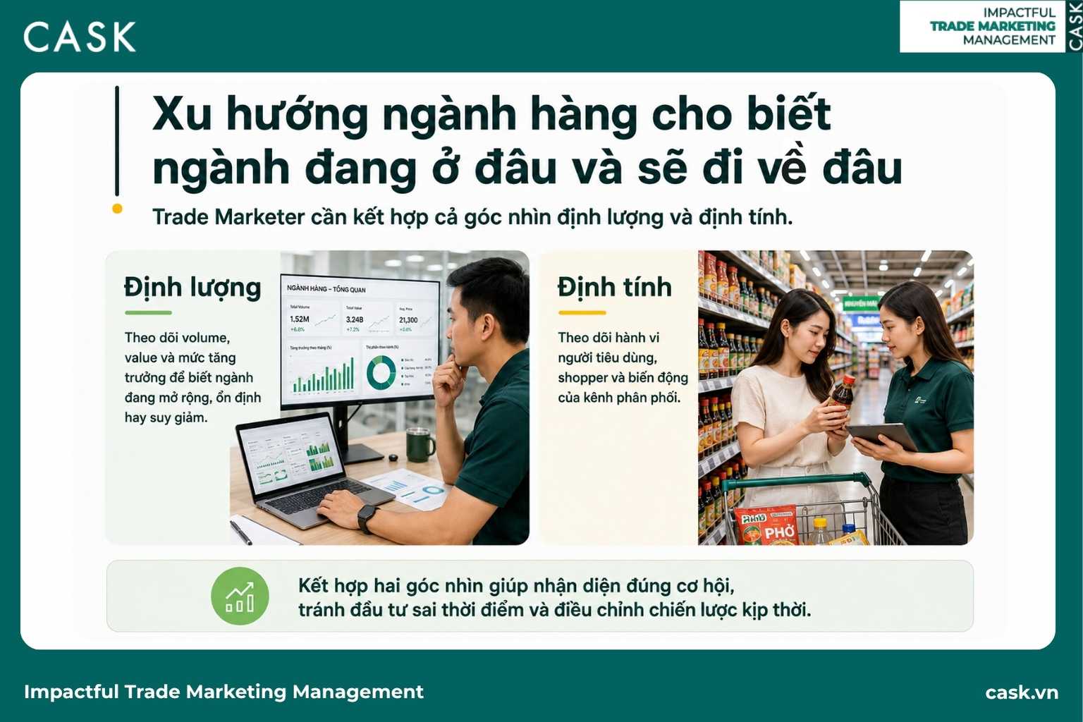 hai góc nhìn định lượng và định tính khi đọc xu hướng ngành hàng