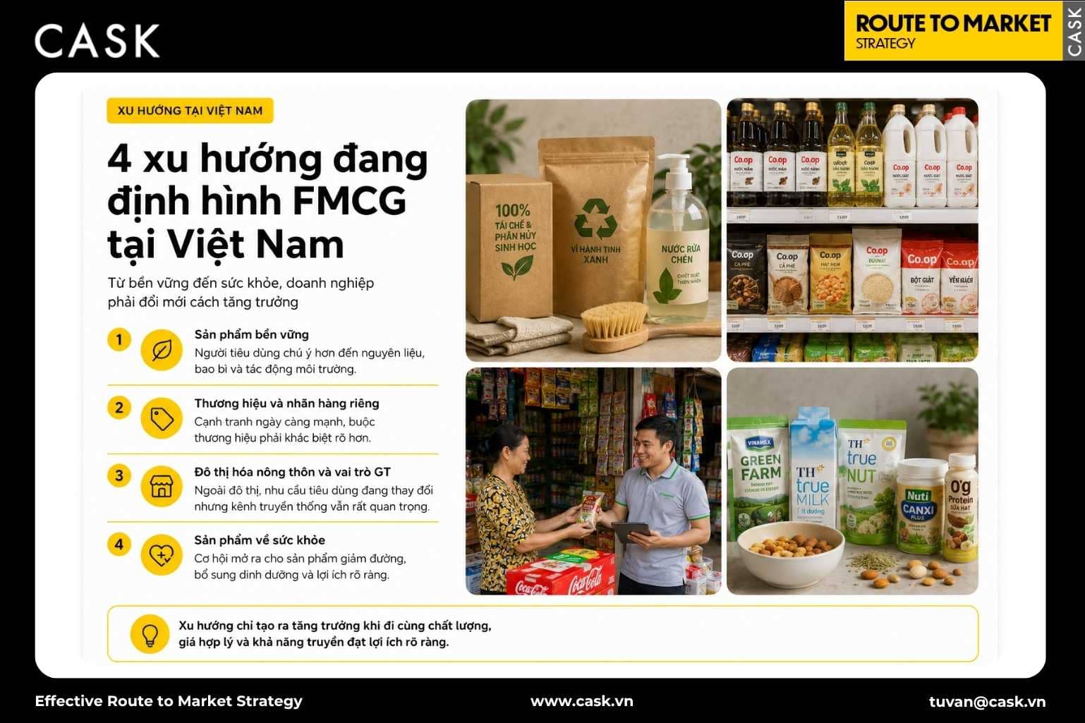 xu hướng ngành FMCG