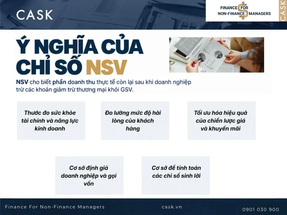 ý nghĩa doanh thu ròng