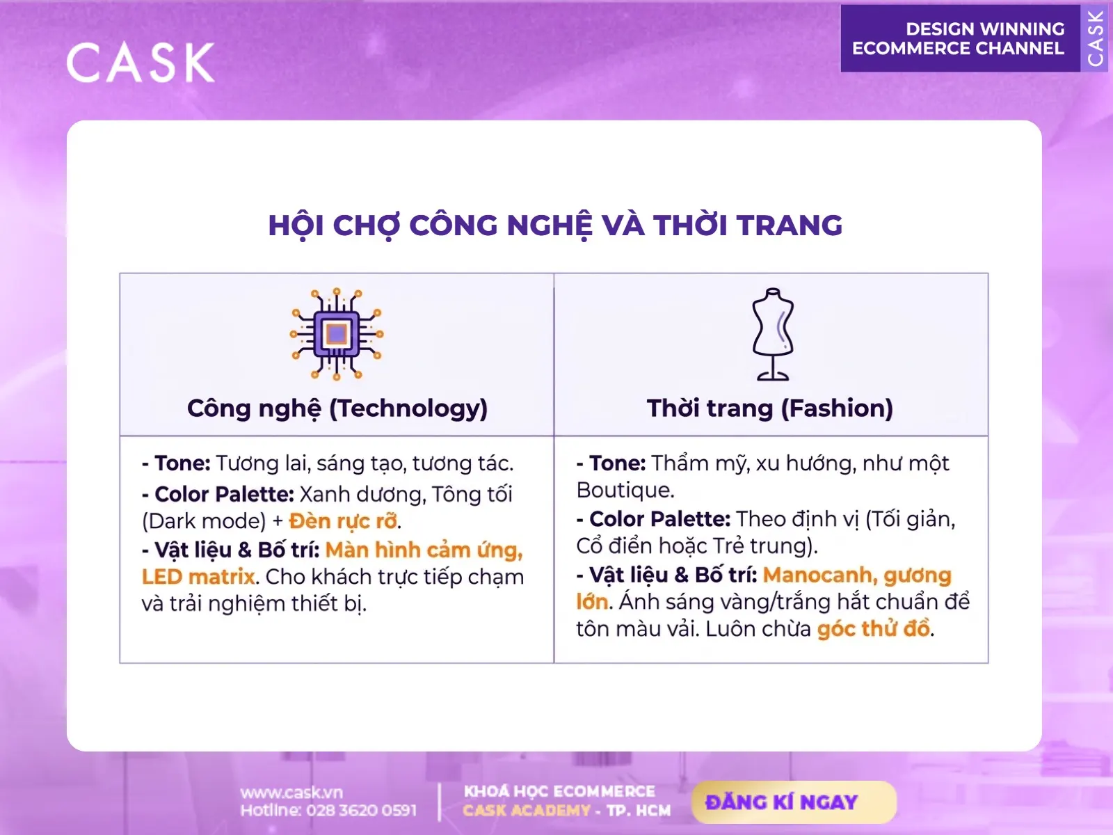 ý tưởng trang trí gian hàng công nghệ