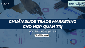 Chuẩn slide Trade Marketing cho họp quản trị: Một slide – một quyết định