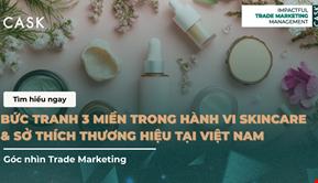 Bức tranh 3 miền trong hành vi skincare & sở thích thương hiệu tại Việt Nam – Góc nhìn Trade Marketing