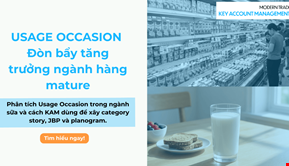 Usage Occasion – Đòn bẩy tăng trưởng ngành hàng mature