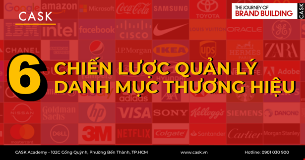 6 Chiến Lược Quản Lý Danh Mục Thương Hiệu 