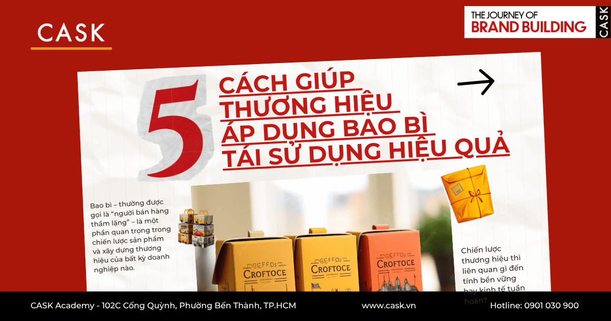 5 Cách Giúp Thương Hiệu Áp Dụng Bao Bì Tái Sử Dụng Hiệu Quả