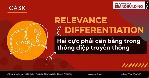 Relevance vs Differentiation: Hai cực phải cân bằng trong thông điệp truyền thông