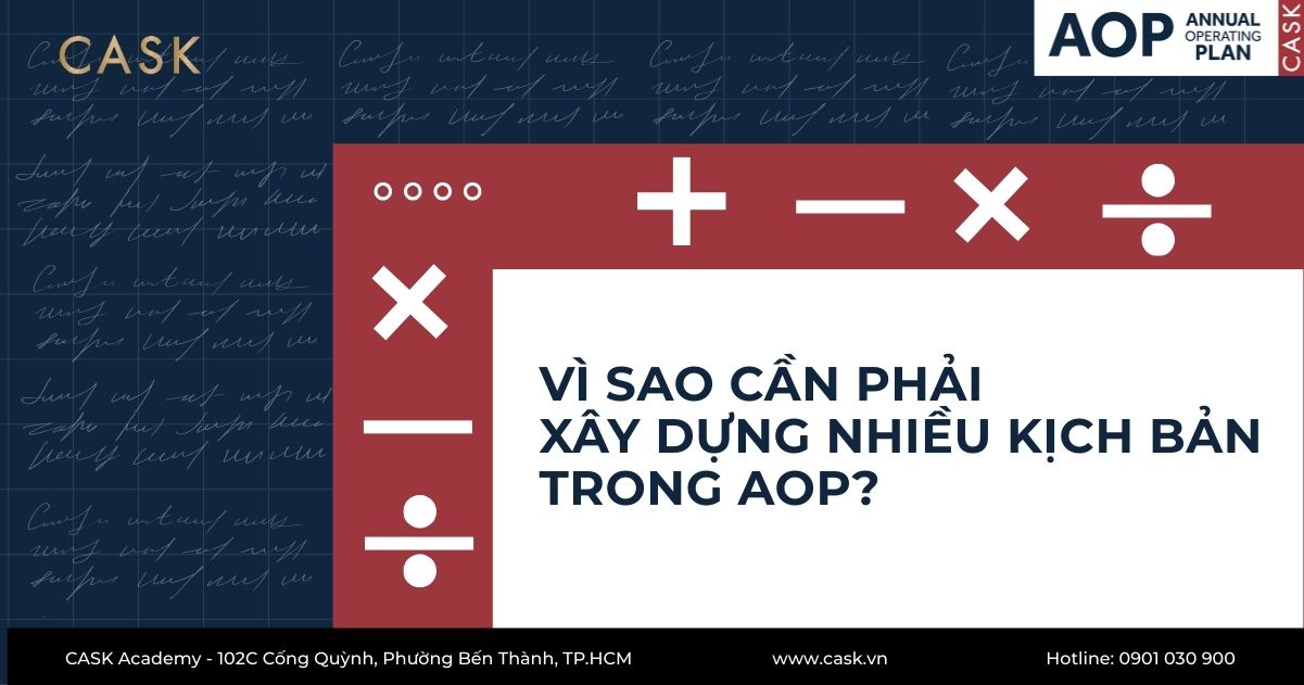 Vì sao cần phải xây dựng nhiều kịch bản trong AOP?