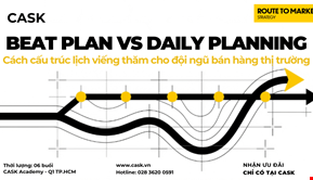 Beat Plan vs Daily Planning: Cách cấu trúc lịch viếng thăm cho đội ngũ bán hàng thị trường