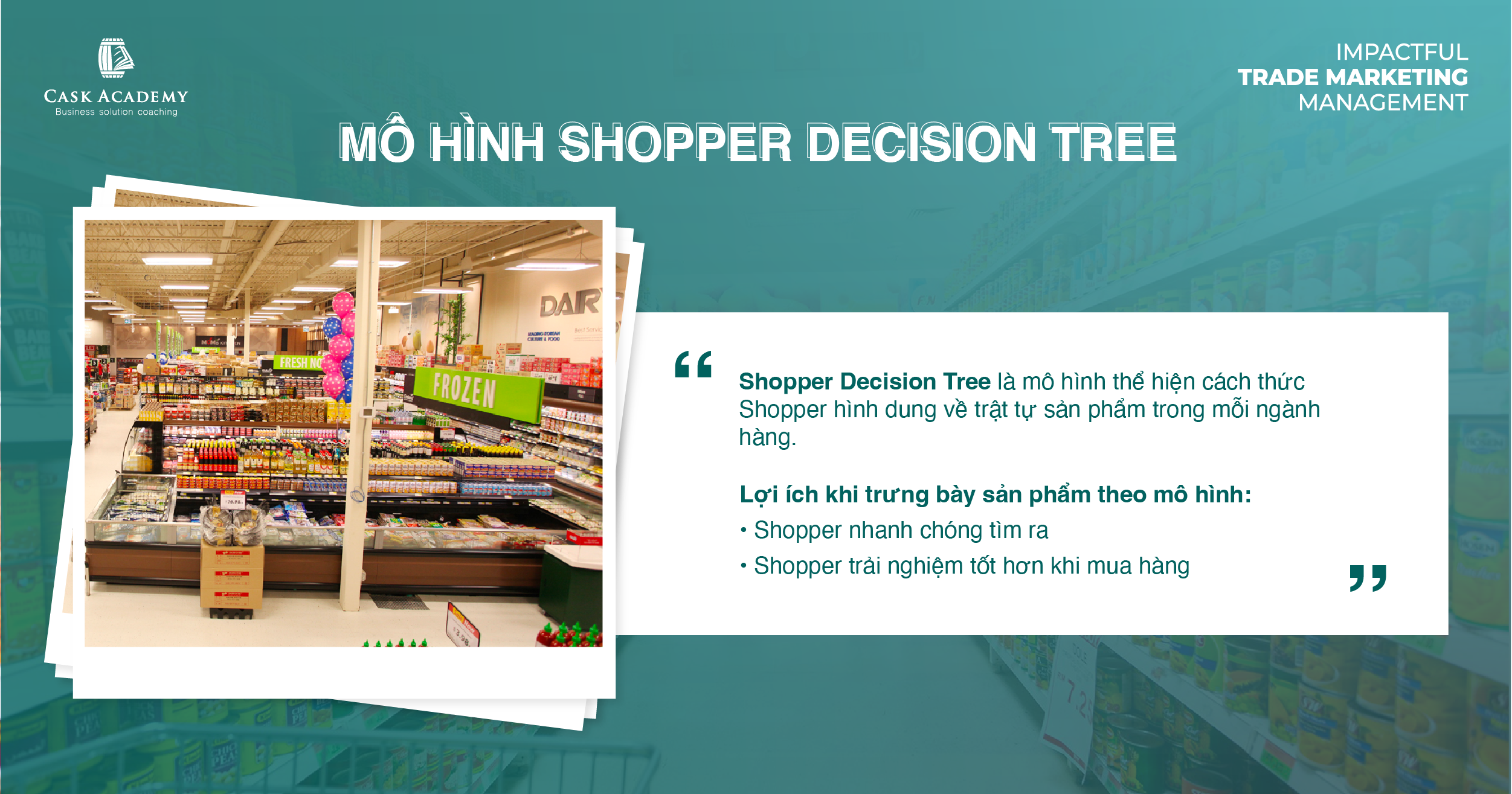 Mô hình Shopper Decision Tree - Tối ưu hóa hiển thị hàng hóa tại điểm bán
