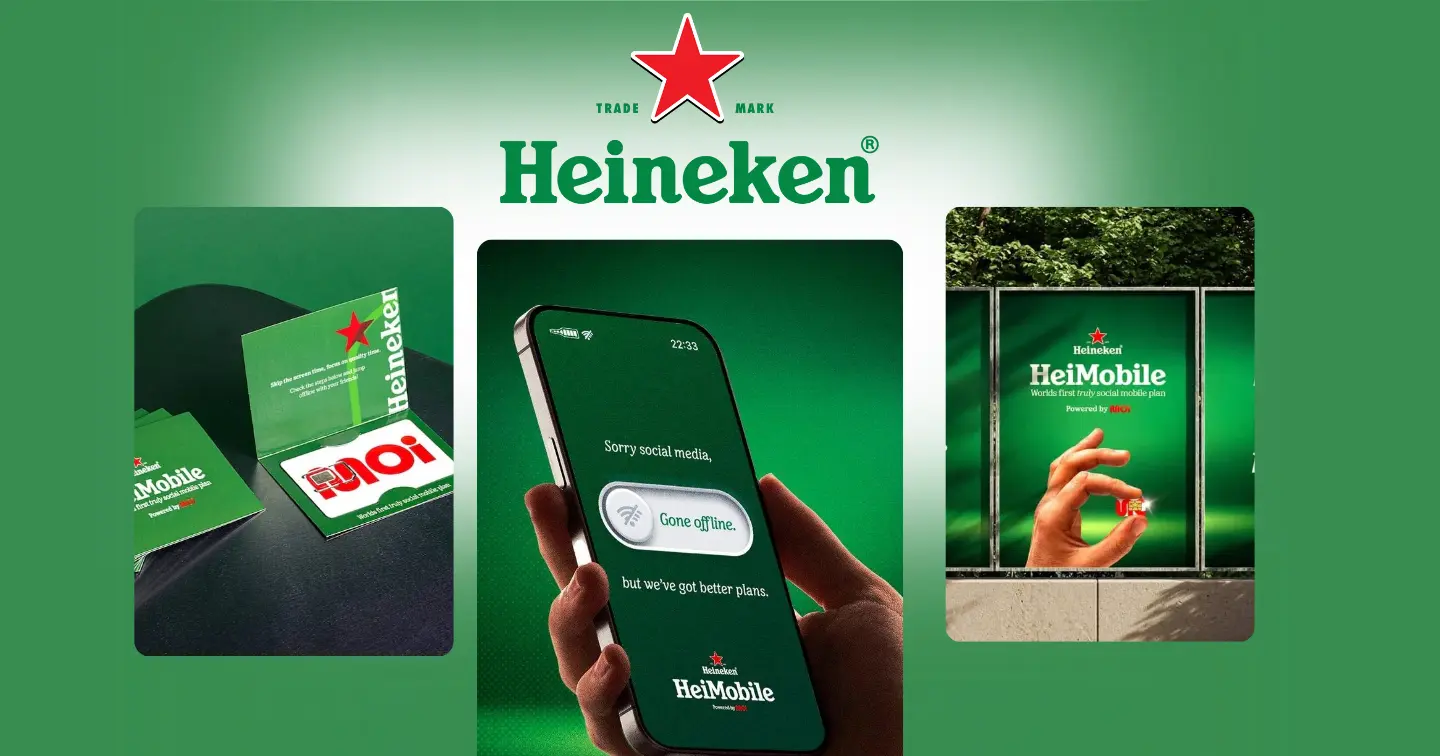 Heineken ra mắt gói điện thoại “HeiMobile” giúp người dùng bớt dùng điện thoại