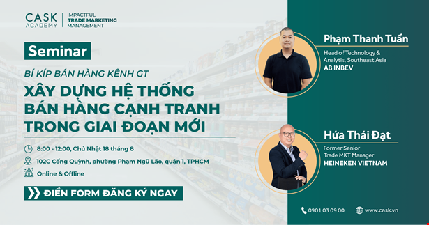 SEMINAR: XÂY DỰNG HỆ THỐNG BÁN HÀNG CẠNH TRANH TẠI KÊNH GT