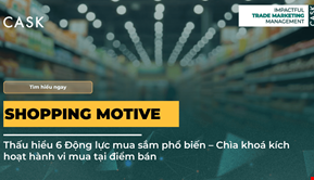 Shopping Motive - Động lực mua sắm kích hoạt hành vi mua tại điểm bán