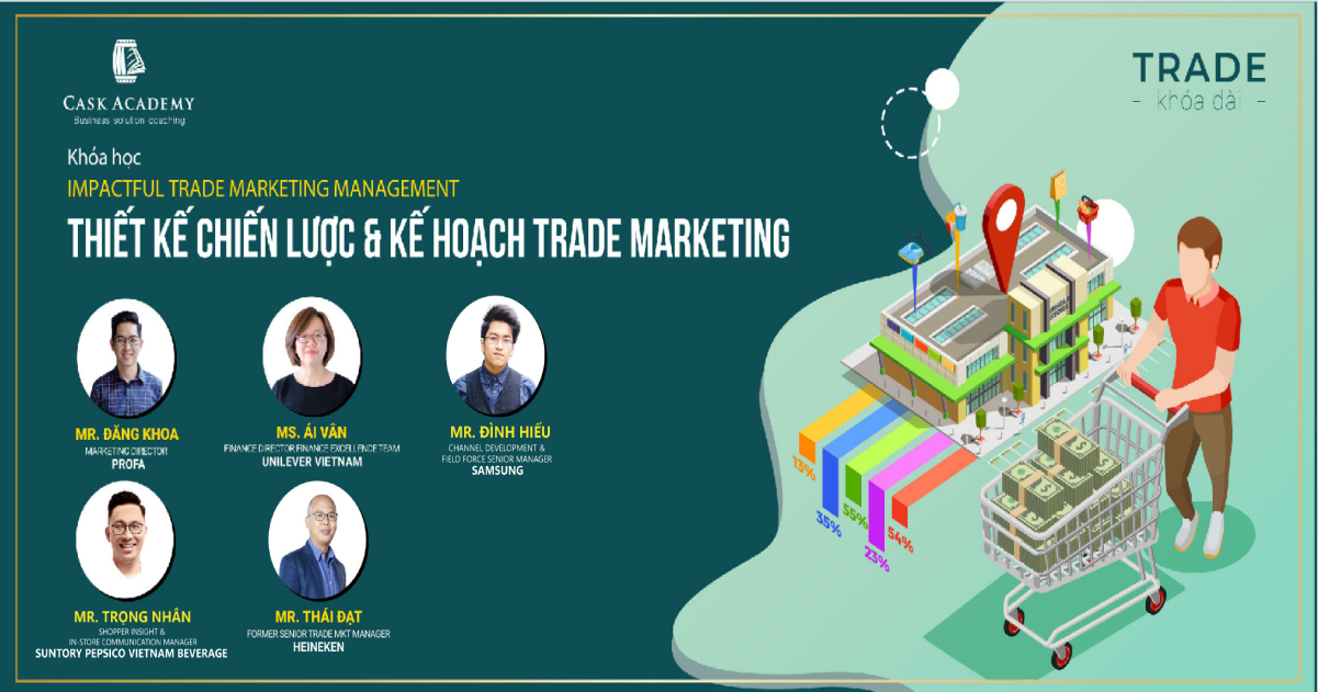 Muốn giỏi nghề Trade, chọn ngay khóa học Trade Marketing tại CASK