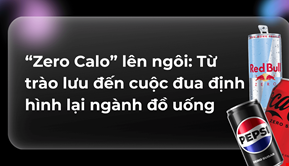 “Zero Calo” lên ngôi: Từ trào lưu đến cuộc đua định hình lại ngành đồ uống