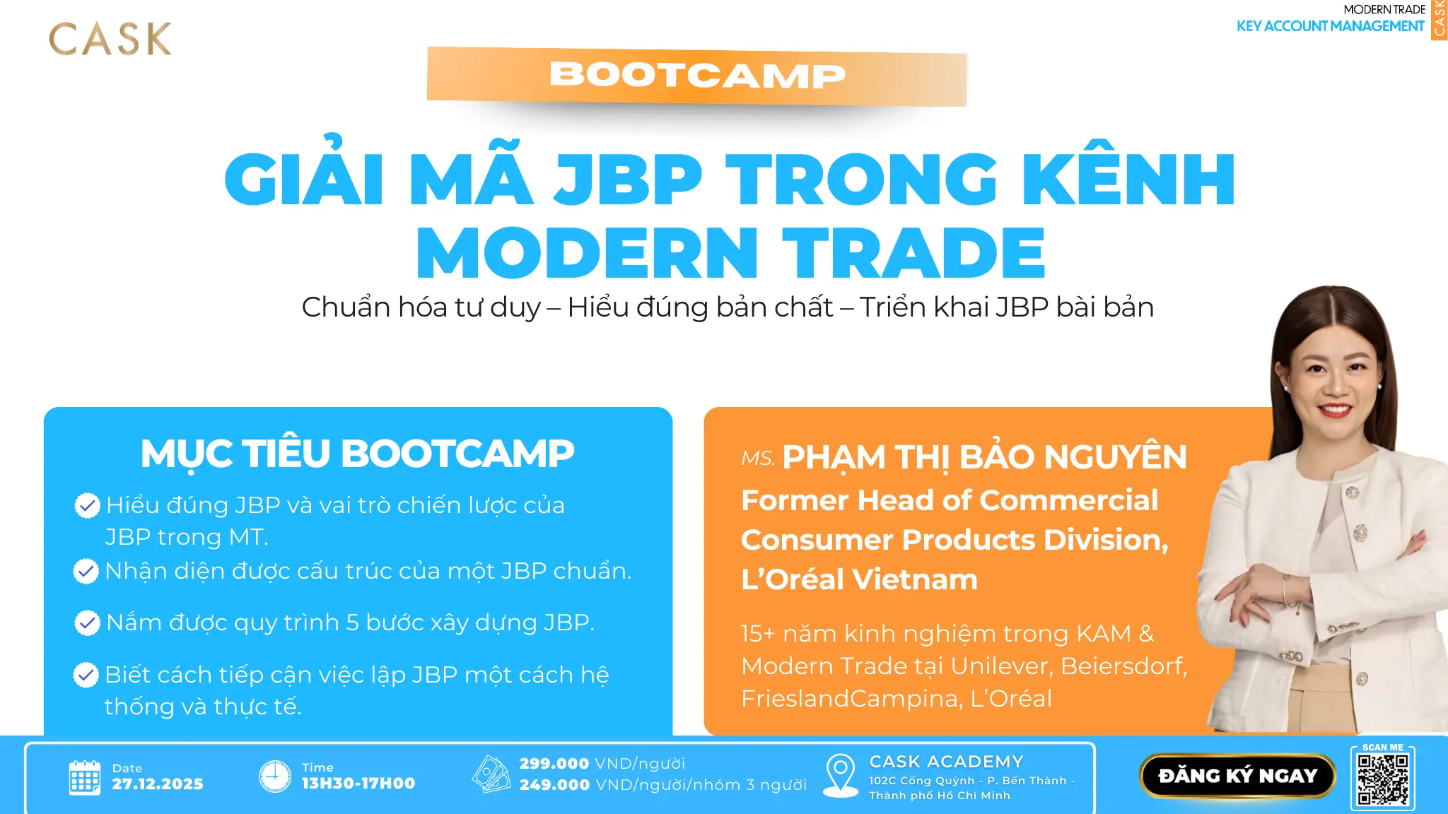  BOOTCAMP: GIẢI MÃ JBP TRONG KÊNH MODERN TRADE  