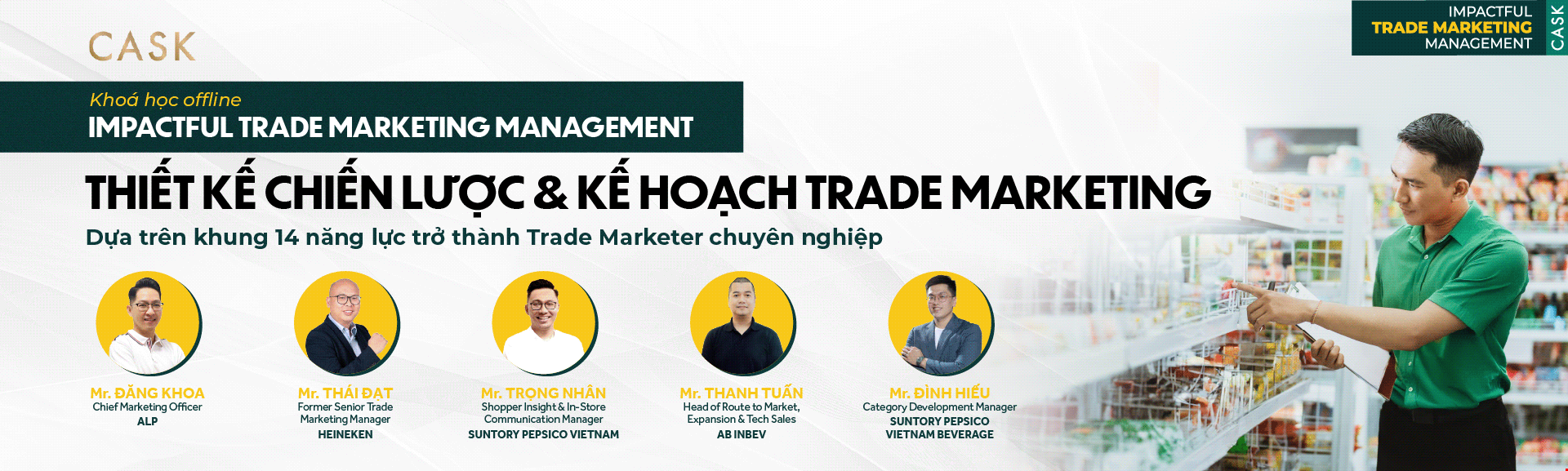 Thiết kế chiến lược & kế hoạch Trade Marketing