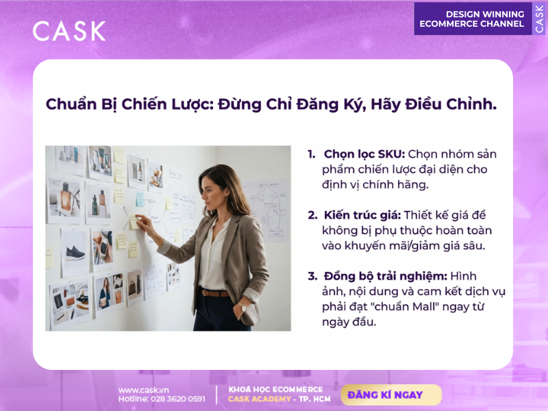 Chuẩn bị chiến lược để lên Mall